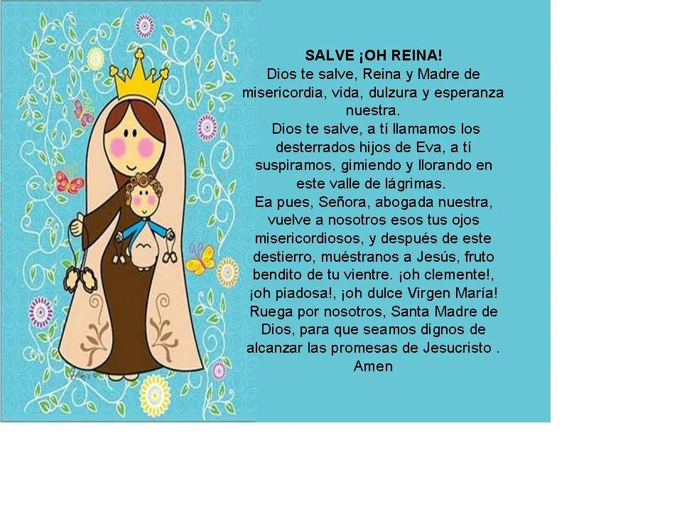 Parroquia La Inmaculada: Tarjetas-Oraciones para niños Parroquia La Inmaculada: Tarjetas-Oraciones para niños