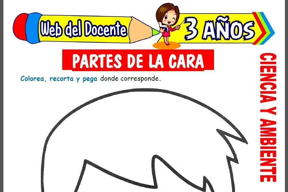 Partes de la Cara para Niños de 3 Años – Web del Docente Partes de la Cara para Niños de 3 Años – Web del Docente