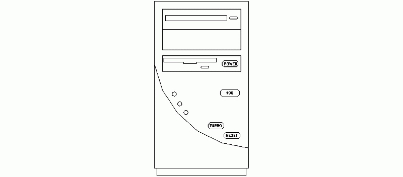 Dibujos de cpu de computadora para colorear - Imagui