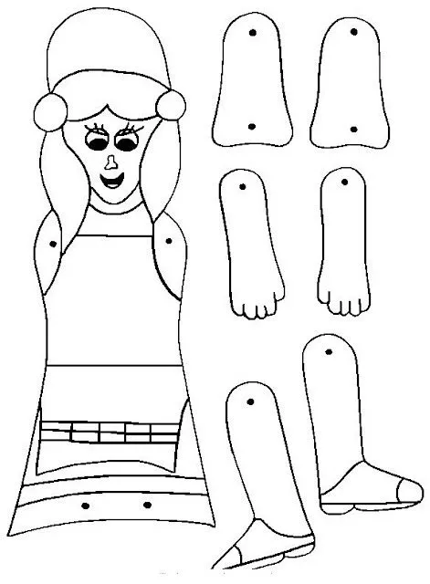 Partes del cuerpo humano para armar y colorear - Imagui Partes del cuerpo humano para armar y colorear - Imagui
