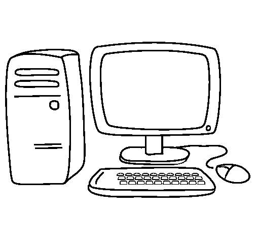 PARTES SECUNDARIAS DE COMPUTADOR PARA NIÑOS PARA COLOREAR - Imagui