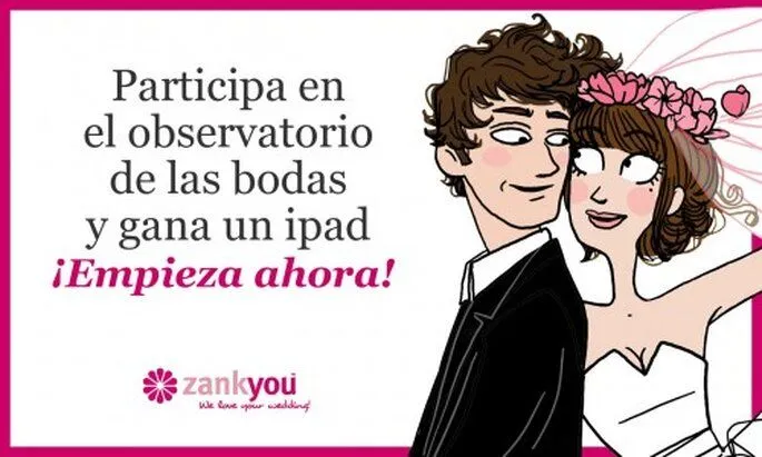Participa en nuestra encuesta internacional de bodas y gana un iPad!