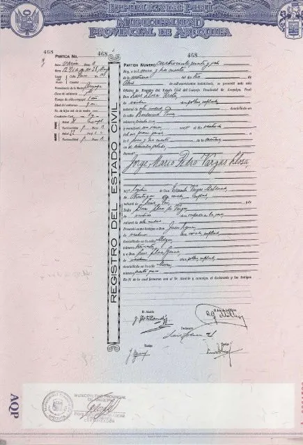 Partida de matrimonio - Imagui
