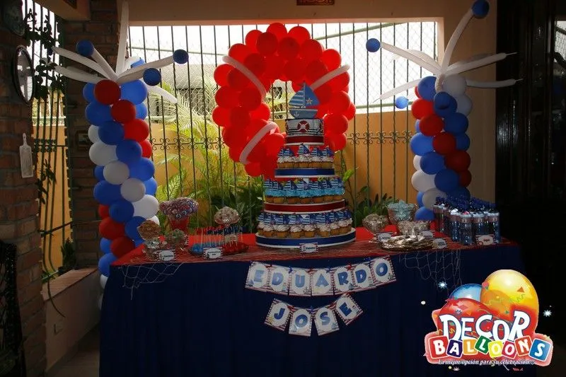 Parties'n More!!: Baby Shower Nautico, Barco! Todos A bordo!