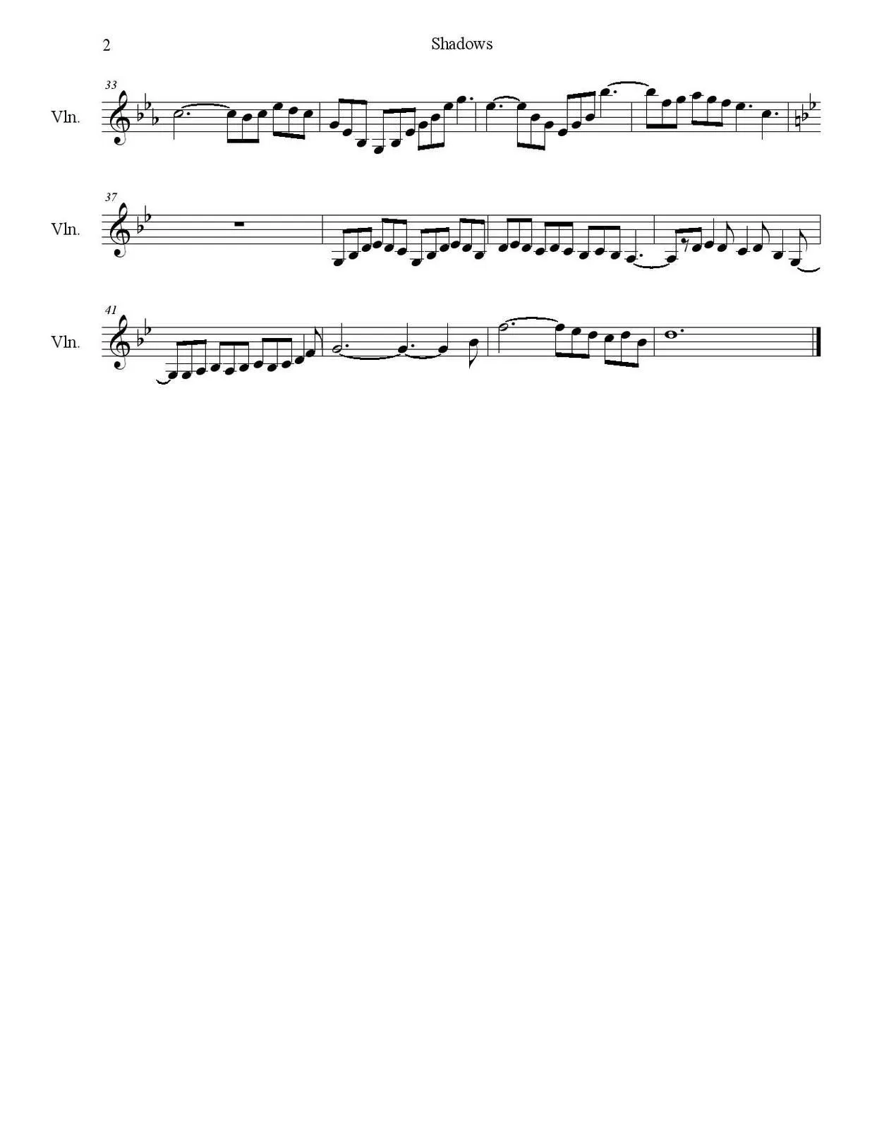 Partitura de la Canción Partitura de la Canción