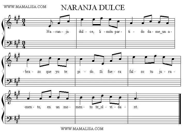 Naranja dulce - Canciones infantiles puertorriqueñas - Puerto Rico ... Naranja dulce - Canciones infantiles puertorriqueñas - Puerto Rico ...