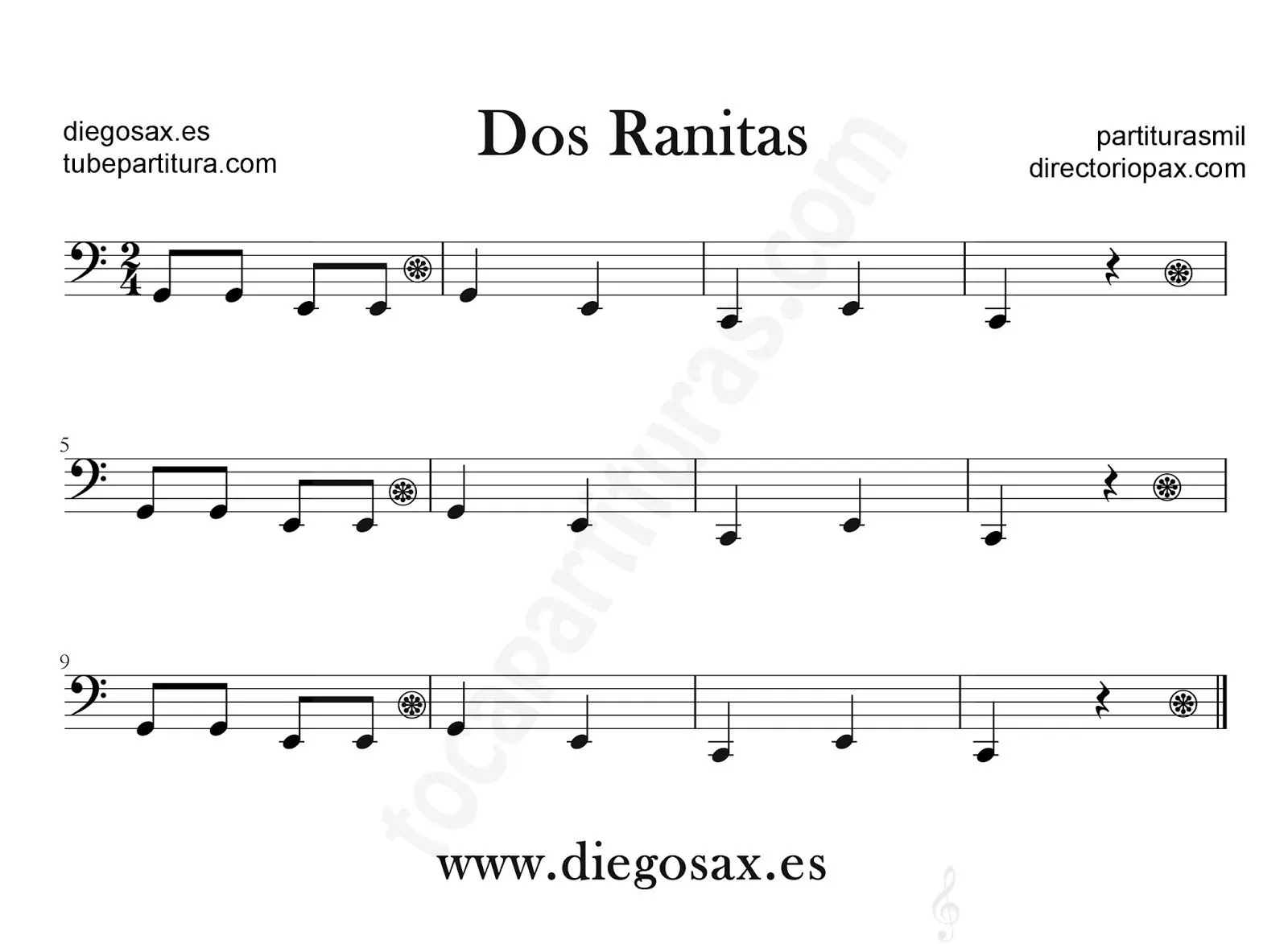 Partituras populares, infantiles y tradicionales para ... Partituras populares, infantiles y tradicionales para ...