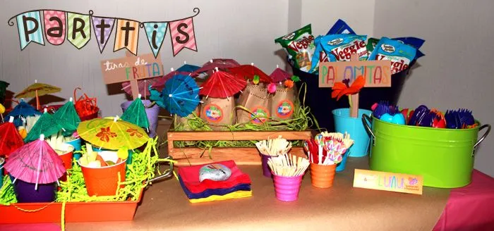 PARTTIS: Luau de Martina y Valentina :: Fiesta hawaiiana