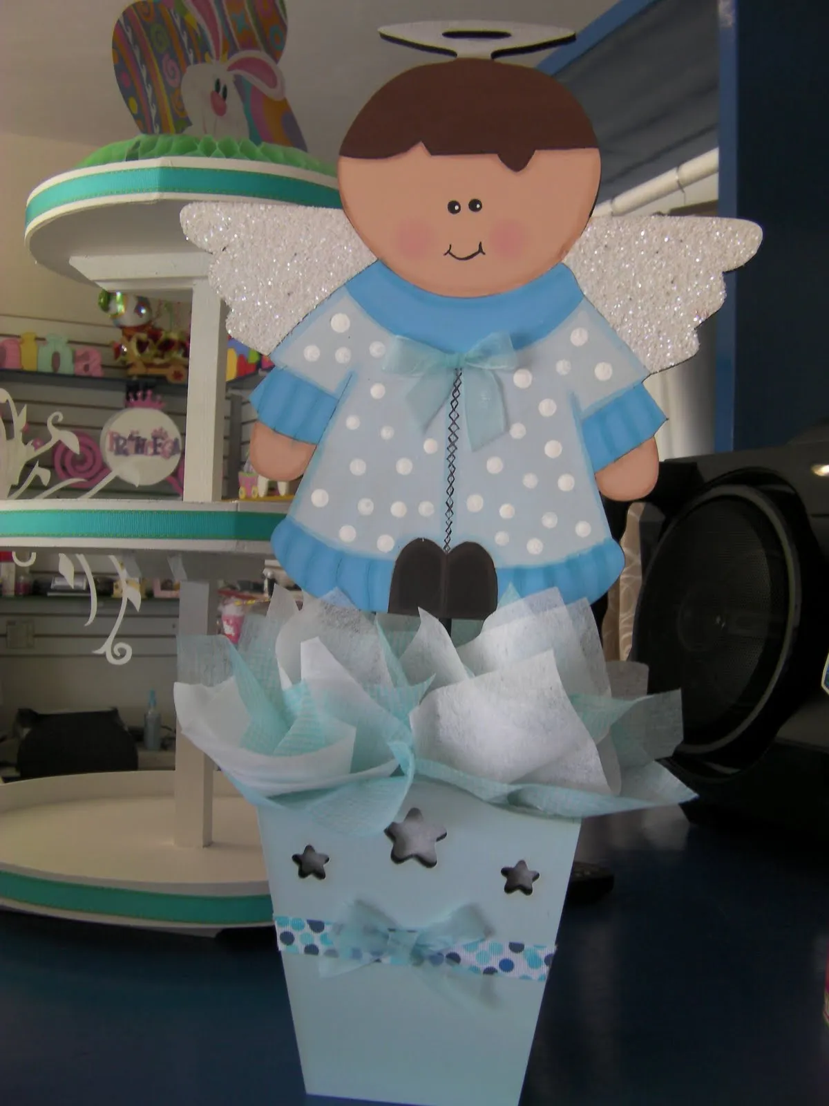 Party Boutique: Centros de mesa para bautizo Party Boutique: Centros de mesa para bautizo