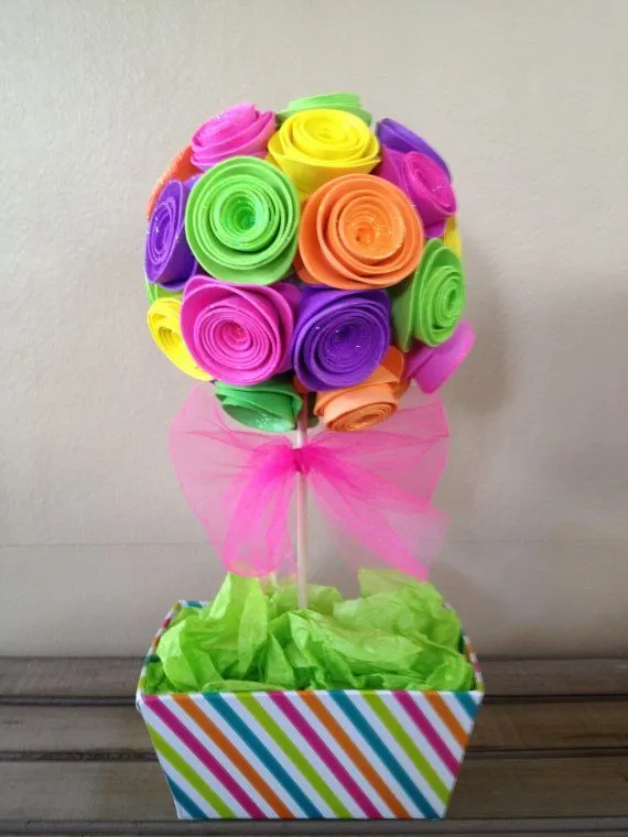 Party Centerpiece Topiary or Accent Table Decor Set of 2 ... Party Centerpiece Topiary or Accent Table Decor Set of 2 ...