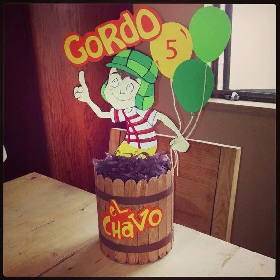 El Chavo del Ocho birthday party centerpiece by CuteCreationShop1 ...