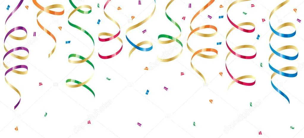 Party streamers and confetti — Stock Illustration © Il'yin Yevgeniy #