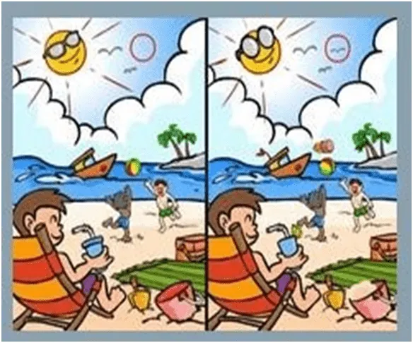 Pasatiempo siete diferencias - Imagui