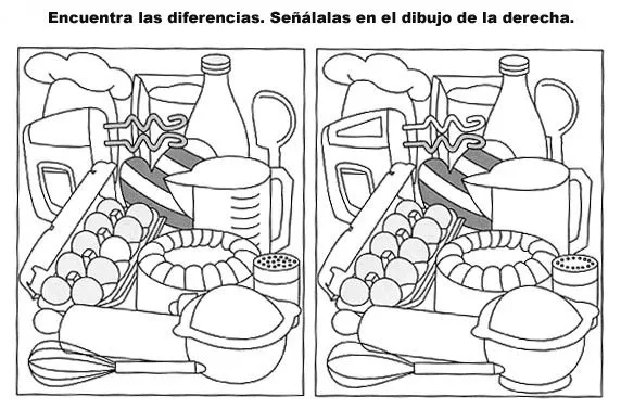 Pasatiempos 10 diferencias - Imagui