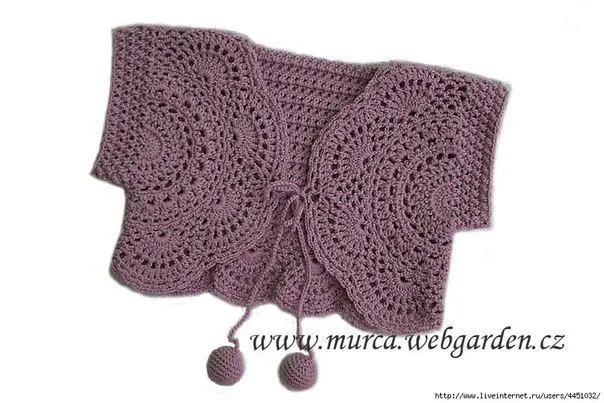 Mis Pasatiempos Amo el Crochet: Bolero en crochet para niña ... Mis Pasatiempos Amo el Crochet: Bolero en crochet para niña ...