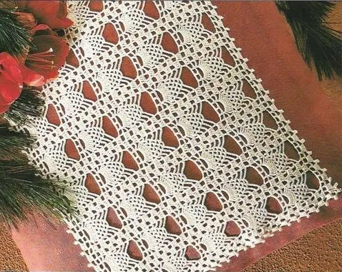 Mis Pasatiempos Amo el Crochet: Carpeta rectangular en ganchillo ...