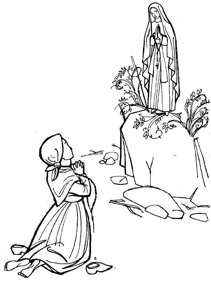 PASATIEMPOS Y CRUCIGRAMAS: Dibujos de Nuestra Señora de Lourdes PASATIEMPOS Y CRUCIGRAMAS: Dibujos de Nuestra Señora de Lourdes