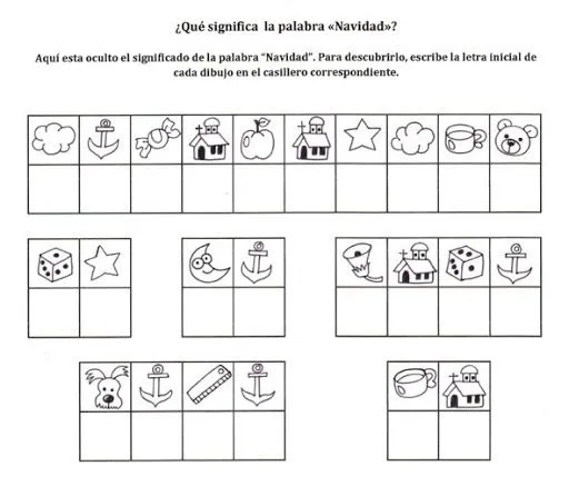 PASATIEMPOS Y CRUCIGRAMAS: Pasatiempos de Navidad PASATIEMPOS Y CRUCIGRAMAS: Pasatiempos de Navidad