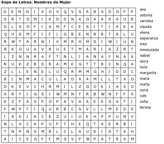Sopa de letras con numeros - Imagui