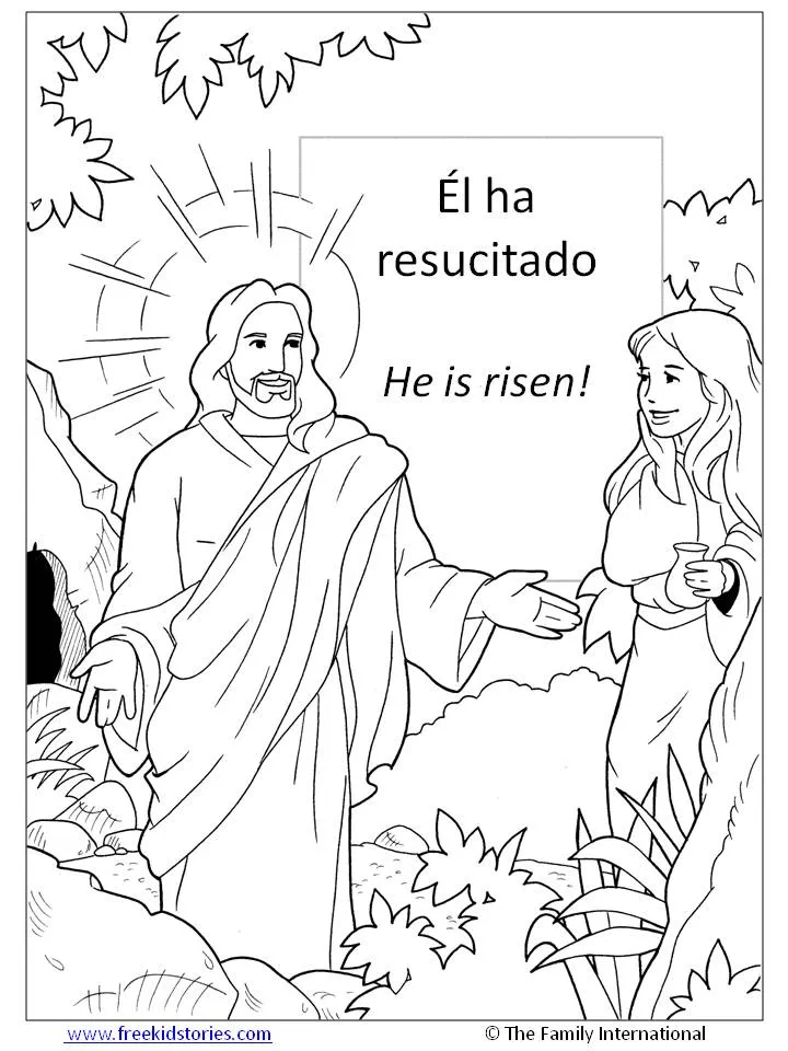 Pascua – Paginas Para Pintar | Free Kids Stories