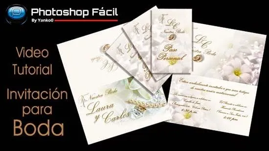 Invitacion para Boda VideoTutorial Photoshop by @yanko0 ...