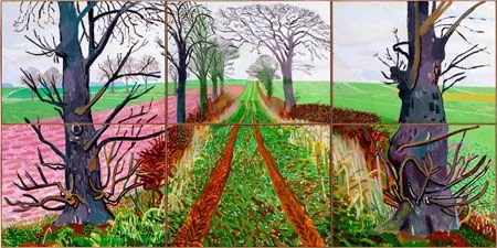 La pasión por el paisaje de Hockney en Bilbao - Punta Fina — Punta ...