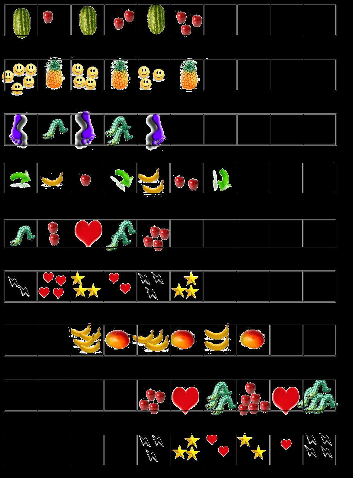 Pasitos al aprendizaje: Secuencia de figuras tres.