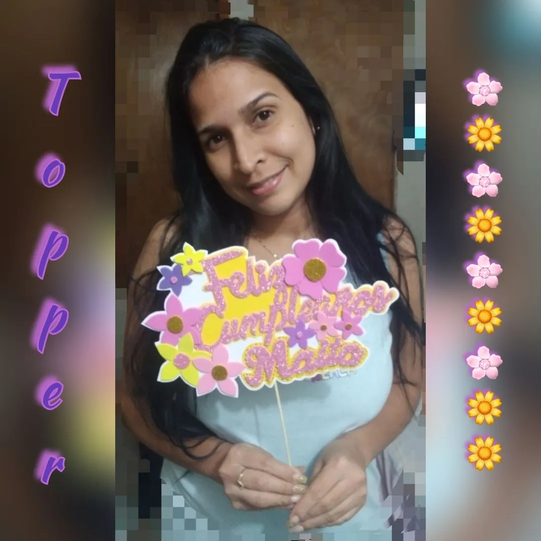 PASO A PASO: COMO HACER BELLO TOPPER DE CUMPLEAÑOS PASO A PASO: COMO HACER BELLO TOPPER DE CUMPLEAÑOS
