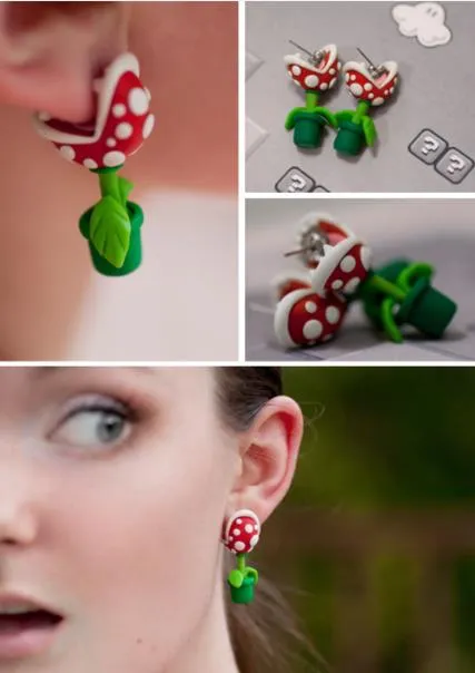 Paso a paso para hacer estos bellos y originales zarcillos en Masa ... Paso a paso para hacer estos bellos y originales zarcillos en Masa ...
