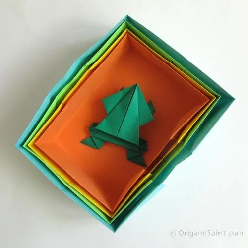 Paso a paso para hacer una caja fácil de papel