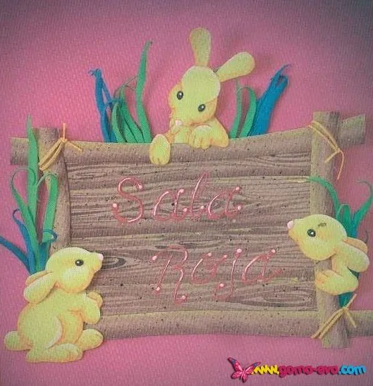 Paso a paso - Cartel para la salita - Todo en Goma Eva