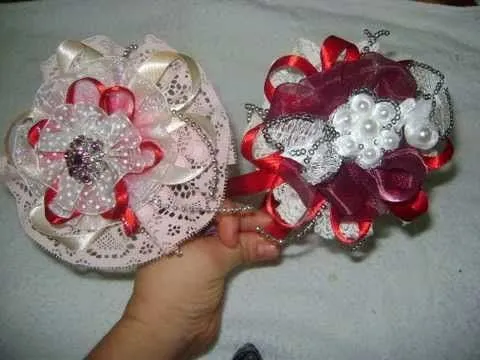 paso a paso de diademas con cintas y encajes - YouTube paso a paso de diademas con cintas y encajes - YouTube
