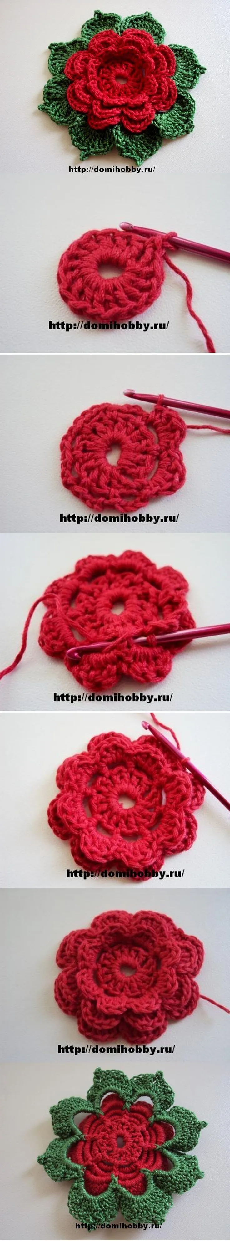 Paso a paso Flor en Crochet Ganchillo | Crochet Flowers/Animals/Baske… Paso a paso Flor en Crochet Ganchillo | Crochet Flowers/Animals/Baske…