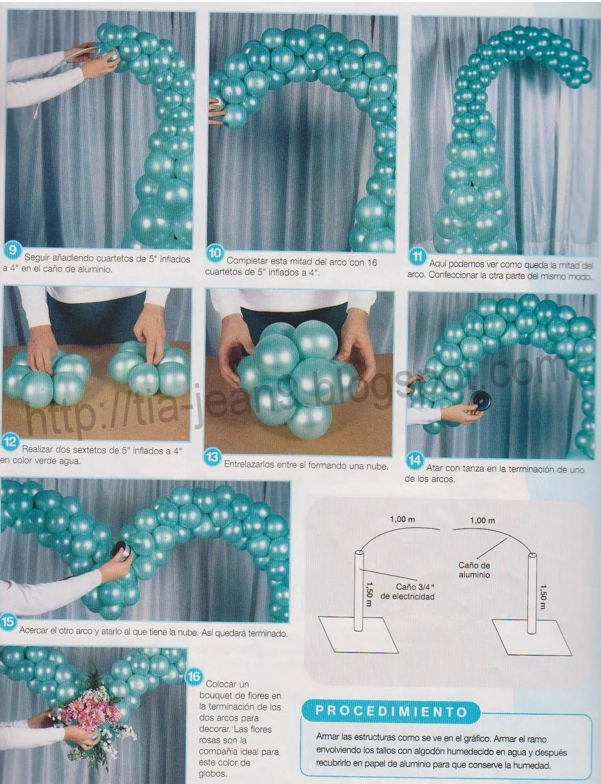 PASO A PASO CON JEANNINE: COMO hacer Un arco de Corazon con Globos