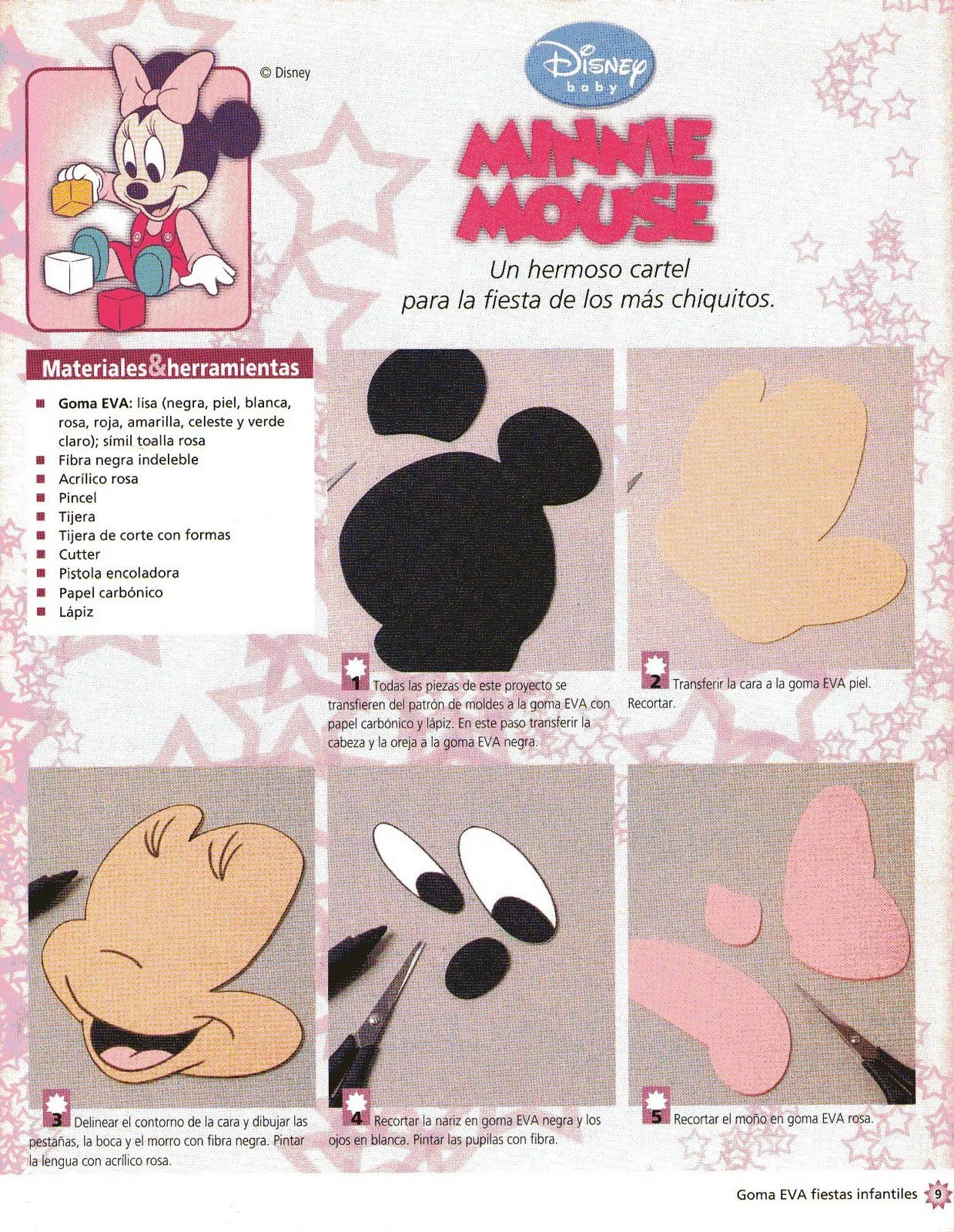 PASO A PASO CON JEANNINE: BABY MINNIE MOUSE AFICHE PASO A PASO CON JEANNINE: BABY MINNIE MOUSE AFICHE