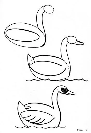 PASO A PASO CON JEANNINE: COMO DIBUJAR UN PATO Y UN CISNE PASO A PASO CON JEANNINE: COMO DIBUJAR UN PATO Y UN CISNE