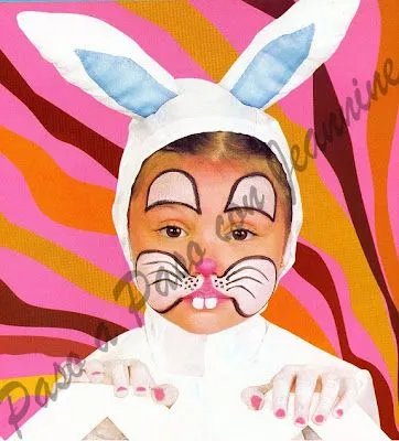 PASO A PASO CON JEANNINE: LINDO MAQUILLAJE DE CONEJO FACIL