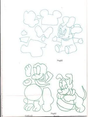 PASO A PASO CON JEANNINE: MOLDES BABY DISNEY PASO A PASO CON JEANNINE: MOLDES BABY DISNEY