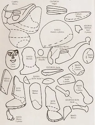 PASO A PASO CON JEANNINE: MOLDES TOY STORY BUZZ, WOODY , JESSY