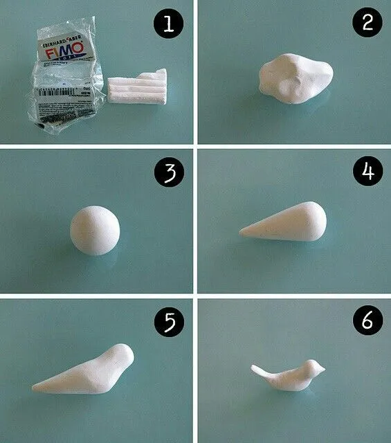 Paso a paso, pajarito en porcelana fria | porcelana fria ... Paso a paso, pajarito en porcelana fria | porcelana fria ...