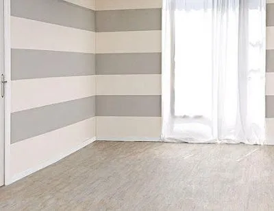 Paso a paso para pintar una pared a rayas : Decorando Mejor