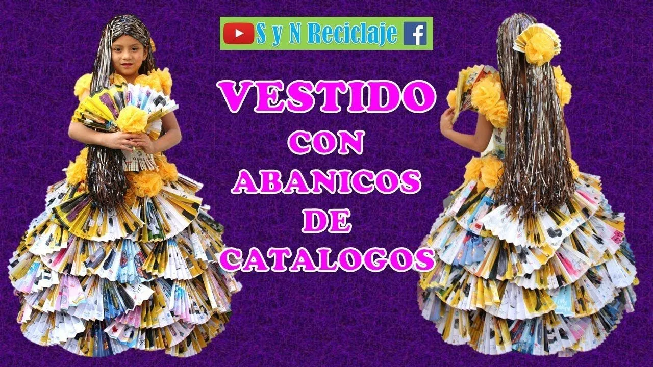 Como hacer paso a paso Vestido Reciclado con Catálogos y bolsas plásticas. - YouTube Como hacer paso a paso Vestido Reciclado con Catálogos y bolsas plásticas. - YouTube