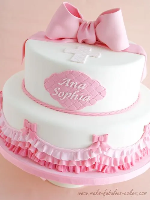 Pasteles fondant para bautizos de niña - Imagui Pasteles fondant para bautizos de niña - Imagui