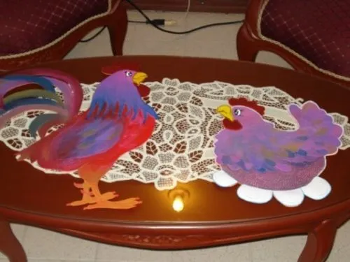 Manualidades de gallinas - Imagui