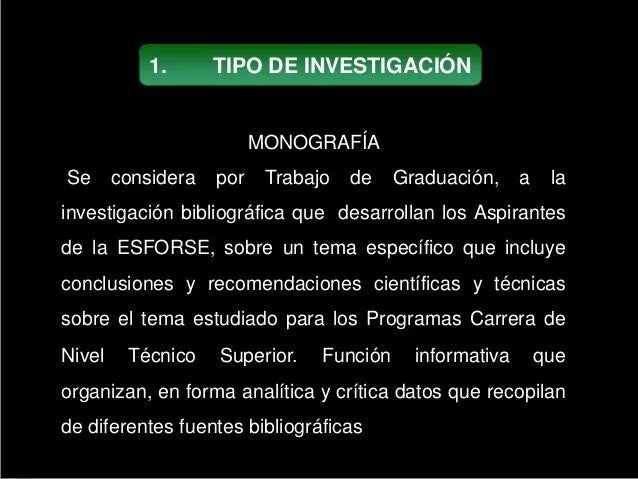 Pasos para hacer una monografia