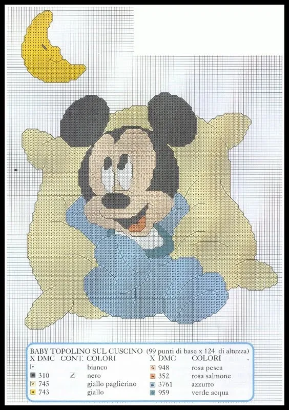 La mia passione per il ricamo: Schemi free punto croce DISNEY ...
