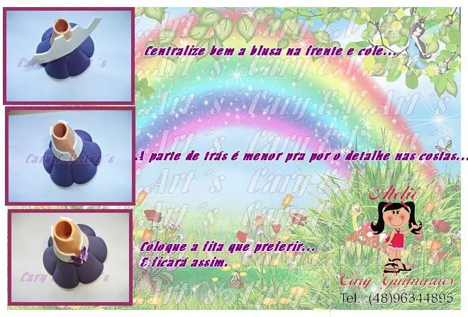 Fofuchas em eva com moldes - Imagui