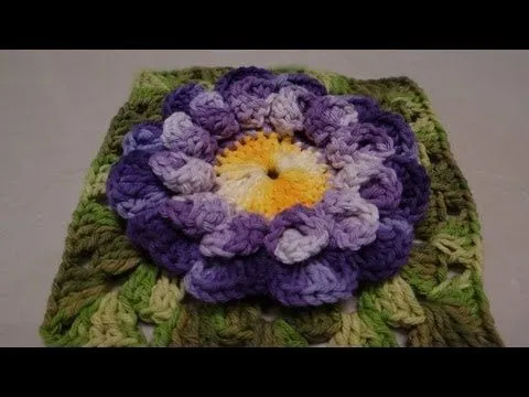 Passo a passo Flor Crochê Nathy Dupla - YouTube