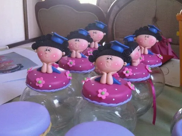 Frascos carameleros decorados con masa flexible | Mis trabajos en ... Frascos carameleros decorados con masa flexible | Mis trabajos en ...