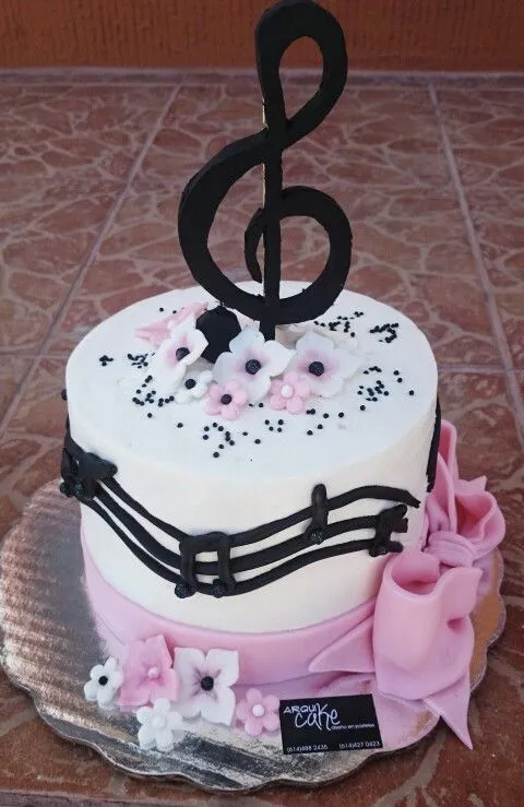Pastel azul y turquesa, quince años con notas musicales | 1ER RETO ... Pastel azul y turquesa, quince años con notas musicales | 1ER RETO ...